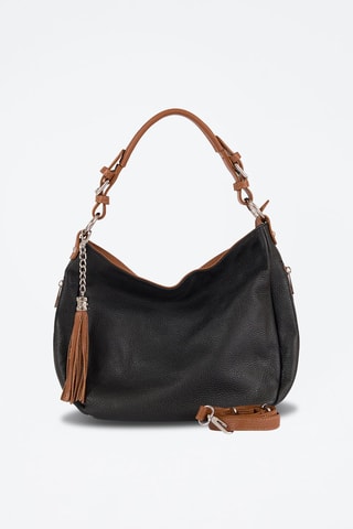 Bolso de piel Garga - Negro