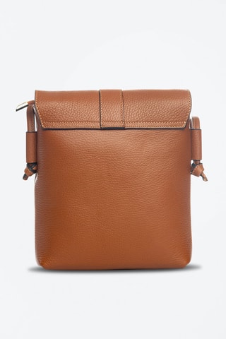 Bandolera de piel Olona - Marrón