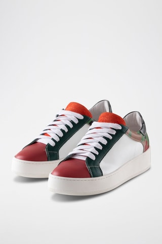 Zapatillas de piel - Blanco