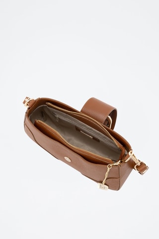 Bolso de piel Clelia - Marrón