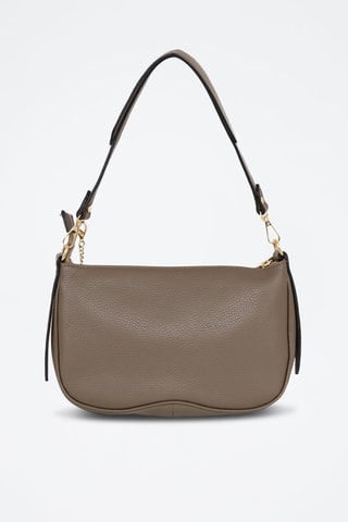 Bolso de piel Pupetta - Marrón