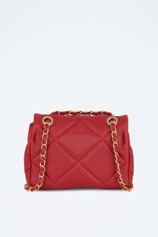 Mala a tiracolo em couro Allegra Vermelho - Vermelho