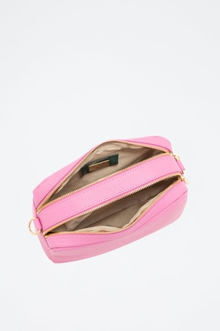 Bandolera de piel - Rosa