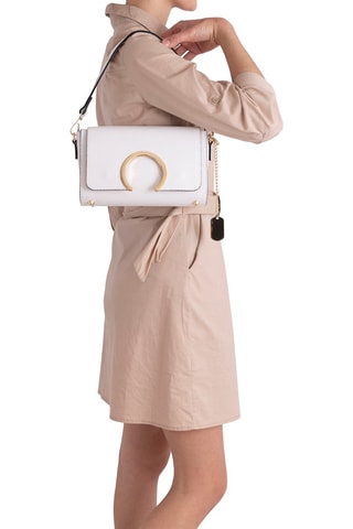 Bolso de piel Giada - Blanco