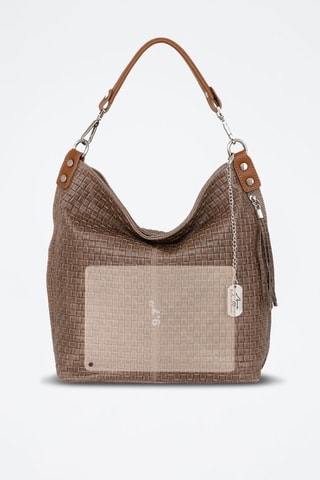 Bolso de piel Adelfina - Marrón