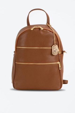 Mochila de piel Zeolla - Marrón