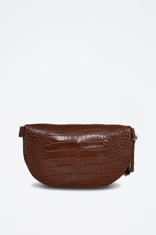 Riñonera de piel Azzurra - Marrón