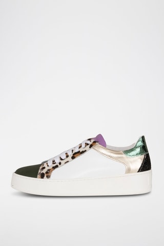 Zapatillas de piel - Blanco