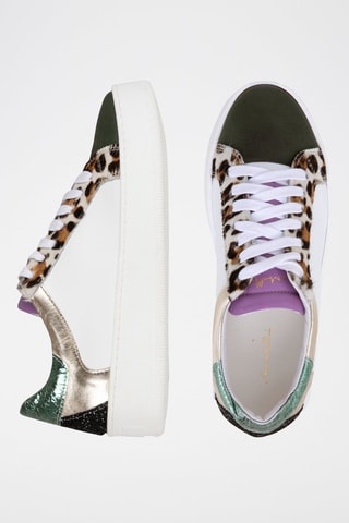 Zapatillas de piel - Blanco