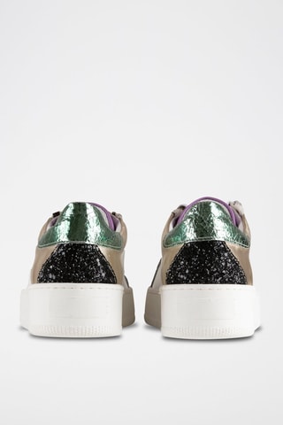 Zapatillas de piel - Blanco