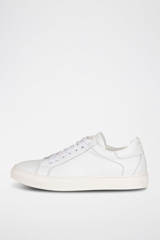 Zapatillas de piel - Blanco