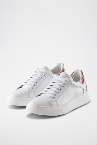 Zapatillas de piel - Blanco