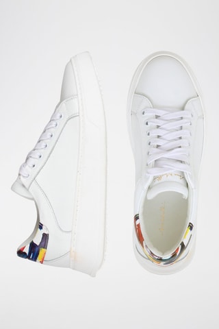 Zapatillas de piel - Blanco