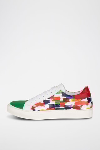 Zapatillas de piel - Blanco