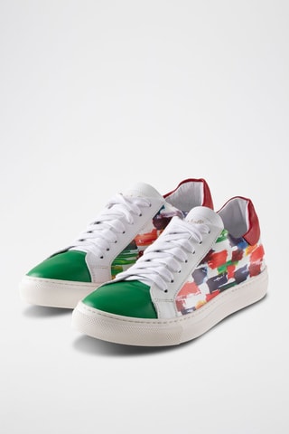 Zapatillas de piel - Blanco