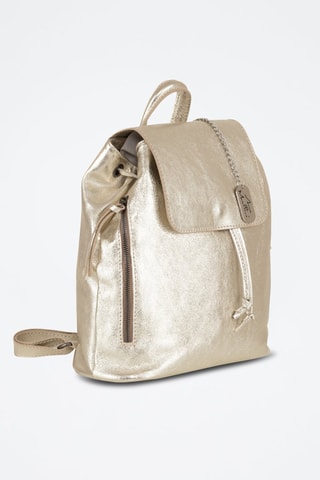 Mochila de piel - Dorado