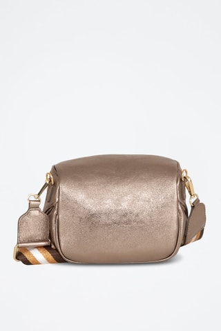 Bandolera de piel Domenica - Marrón