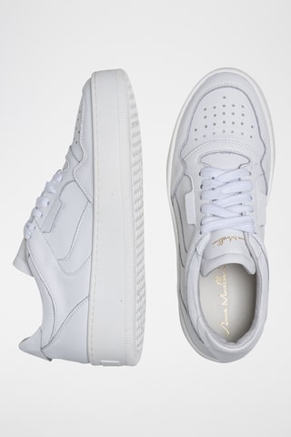 Zapatillas de piel - Blanco