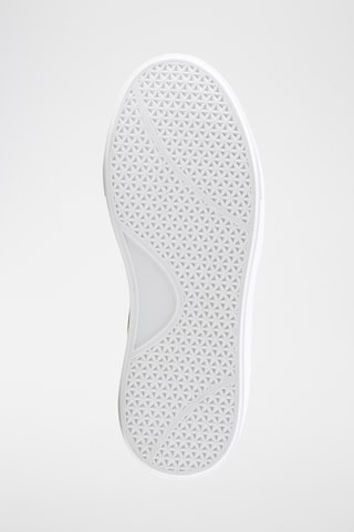 Zapatillas de piel - Blanco y negro