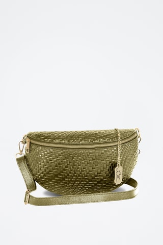 Bandolera de piel - Verde