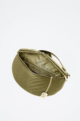 Bandolera de piel - Verde