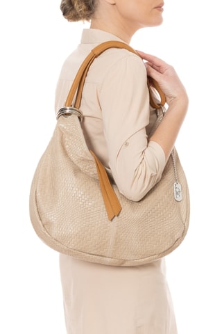 Bolso de piel - Topo