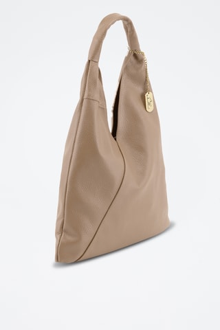 Bolso de piel - Marrón claro