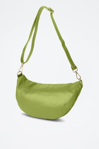 Bandolera de piel - Verde