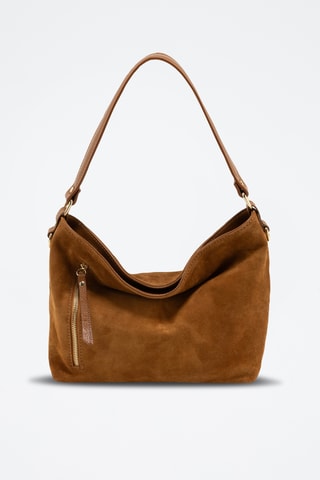 Bolso de piel - Marrón