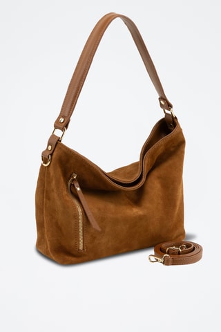 Bolso de piel - Marrón