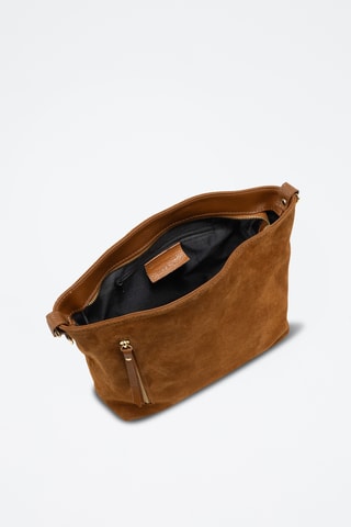 Bolso de piel - Marrón