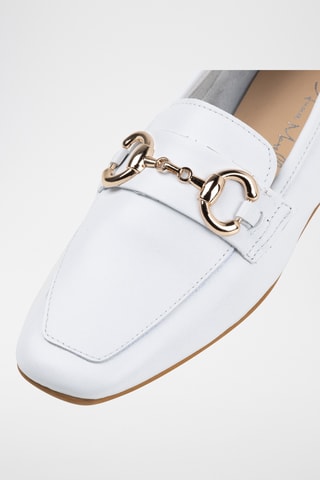 Mocasines de piel - Blanco