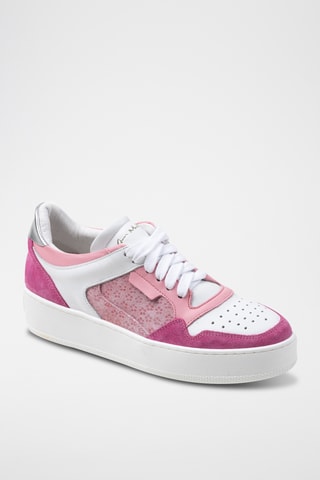 Zapatillas de piel - Rosa