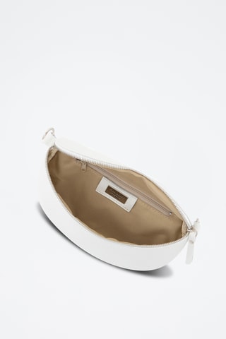 Bandolera de piel - Blanco
