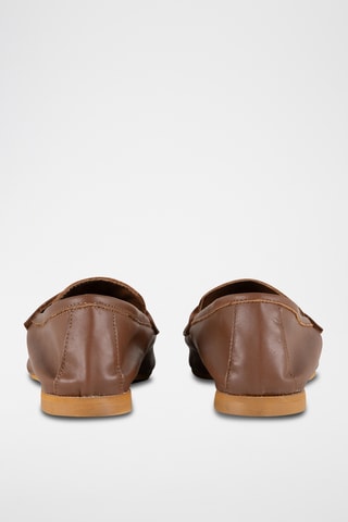 Mocasines de piel - Marrón