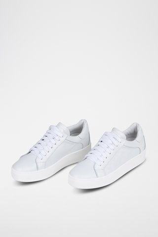 Zapatillas de piel - Blanco