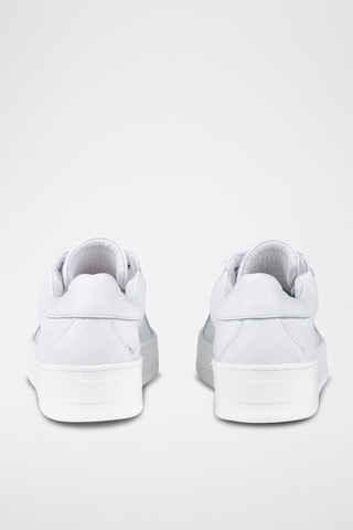 Zapatillas de piel - Blanco