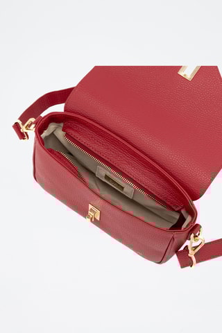 Bandolera de piel - Rojo