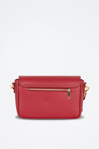 Bandolera de piel - Rojo