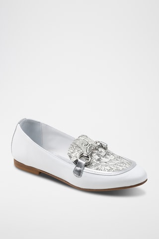 Mocasines de piel - Blanco