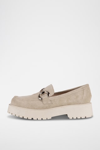 Mocasines de nobuk - Topo