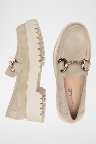 Mocasines de nobuk - Topo