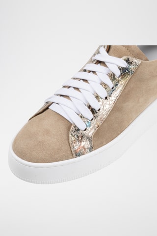 Zapatillas de nobuk - Beige