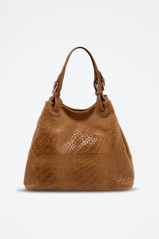 Bolso de piel - Marrón