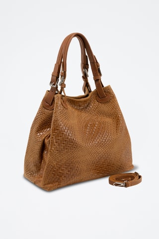 Bolso de piel - Marrón