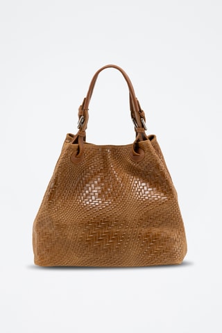 Bolso de piel - Marrón