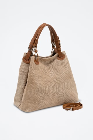 Bolso de piel - Topo
