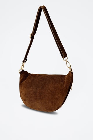 Bandolera de nobuk - Marrón