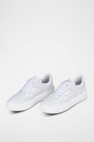 Zapatillas de piel - Blanco