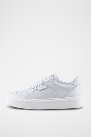 Zapatillas de piel - Blanco